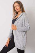 Sweter Kardigan Model TW-SW-BI-6911.15 Grey - Och Bella Och Bella Sweter Kardigan Model TW-SW-BI-6911.15 Grey - Och Bella Och Bella