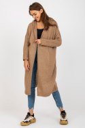 Sweter Kardigan Model TW-SW-BI-M56.35 Dark Beige - Och Bella Och Bella Sweter Kardigan Model TW-SW-BI-M56.35 Dark Beige - Och Bella Och Bella