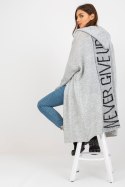 Sweter Kardigan Model TW-SW-BI-M56.35 Grey - Och Bella Och Bella Sweter Kardigan Model TW-SW-BI-M56.35 Grey - Och Bella Och Bella