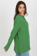 Bluzka Model TW-KS-BI-1144.07 Green - Och Bella Och Bella Bluzka Model TW-KS-BI-1144.07 Green - Och Bella Och Bella