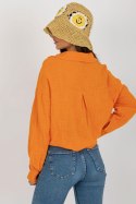 Koszula Damska Model TW-KS-BI-26698.50 Orange - Och Bella Och Bella Koszula Damska Model TW-KS-BI-26698.50 Orange - Och Bella Och Bella