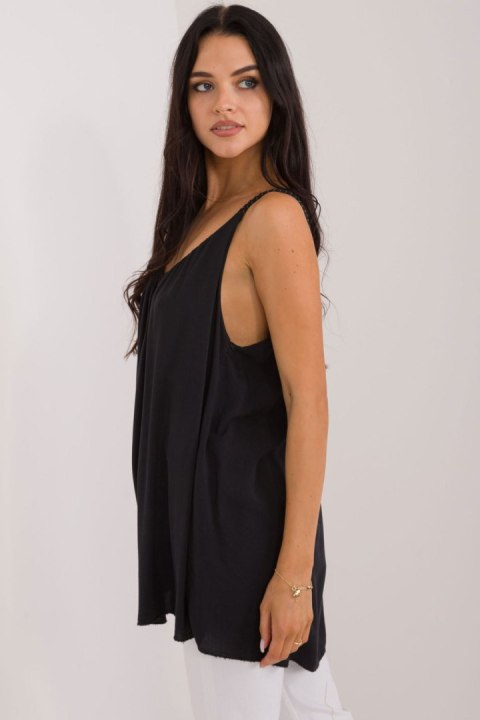 Koszulka Top Model TW-TP-BI-3025.13 Black - Och Bella Och Bella Koszulka Top Model TW-TP-BI-3025.13 Black - Och Bella Och Bella