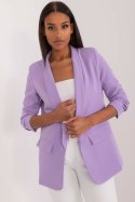 Marynarka Model TW-ZT-BI-24155a.01X Light Violet - Och Bella Och Bella Marynarka Model TW-ZT-BI-24155a.01X Light Violet - Och Bella Och Bella