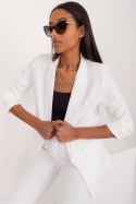 Marynarka Model TW-ZT-BI-24155a.01X White - Och Bella Och Bella Marynarka Model TW-ZT-BI-24155a.01X White - Och Bella Och Bella