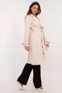 Płaszcz Damski Model TW-PL-BI-2209.71P Light Beige - Och Bella Och Bella Płaszcz Damski Model TW-PL-BI-2209.71P Light Beige - Och Bella Och Bella