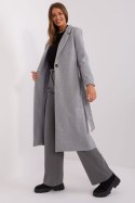 Płaszcz Damski Model TW-PL-BI-5312-1.31 Grey - Och Bella Och Bella Płaszcz Damski Model TW-PL-BI-5312-1.31 Grey - Och Bella Och Bella