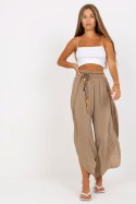Spodnie Damskie Model TW-SP-BI-81378.24P Dark Beige - Och Bella Och Bella Spodnie Damskie Model TW-SP-BI-81378.24P Dark Beige - Och Bella Och Bella