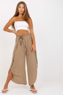 Spodnie Damskie Model TW-SP-BI-81378.24P Dark Beige - Och Bella Och Bella Spodnie Damskie Model TW-SP-BI-81378.24P Dark Beige - Och Bella Och Bella
