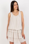 Sukienka Model TW-SK-BI-8139.44 Light Beige - Och Bella Och Bella Sukienka Model TW-SK-BI-8139.44 Light Beige - Och Bella Och Bella
