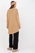 Sweter Damski Model TW-SW-BI-1222.13X Camel - Och Bella Och Bella Sweter Damski Model TW-SW-BI-1222.13X Camel - Och Bella Och Bella