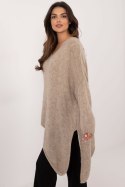 Sweter Damski Model TW-SW-BI-1925.85 Beige - Och Bella Och Bella Sweter Damski Model TW-SW-BI-1925.85 Beige - Och Bella Och Bella