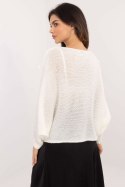 Sweter Damski Model TW-SW-BI-5067.95 Ecru - Och Bella Och Bella Sweter Damski Model TW-SW-BI-5067.95 Ecru - Och Bella Och Bella
