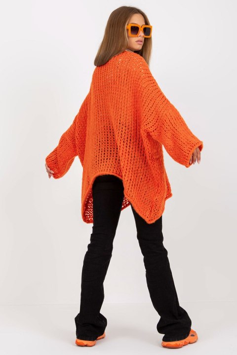 Sweter Damski Model TW-SW-BI-M2200.27 Orange - Och Bella Och Bella Sweter Damski Model TW-SW-BI-M2200.27 Orange - Och Bella Och Bella