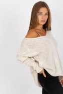 Sweter Damski Model TW-SW-BI-M903.33X Ecru - Och Bella Och Bella Sweter Damski Model TW-SW-BI-M903.33X Ecru - Och Bella Och Bella