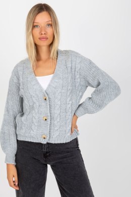 Sweter Kardigan Model TW-SW-BI-6030.02 Grey - Och Bella Och Bella