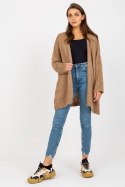 Sweter Kardigan Model TW-SW-BI-M2201.87 Dark Beige - Och Bella Och Bella Sweter Kardigan Model TW-SW-BI-M2201.87 Dark Beige - Och Bella Och Bella