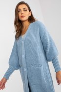 Sweter Kardigan Model TW-SW-BL-0100.38X Light Blue - Och Bella Och Bella Sweter Kardigan Model TW-SW-BL-0100.38X Light Blue - Och Bella Och Bella