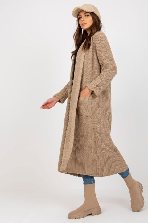 Sweter Kardigan Model TW-SW-BL-2453.91P Beige - Och Bella Och Bella Sweter Kardigan Model TW-SW-BL-2453.91P Beige - Och Bella Och Bella