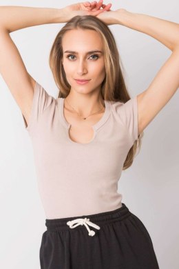 Tshirt Damski Model TW-BZ-OB012.30 Beige - Och Bella Och Bella