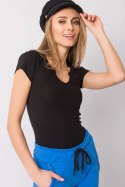 Tshirt Damski Model TW-BZ-OB012.30 Black - Och Bella Och Bella Tshirt Damski Model TW-BZ-OB012.30 Black - Och Bella Och Bella