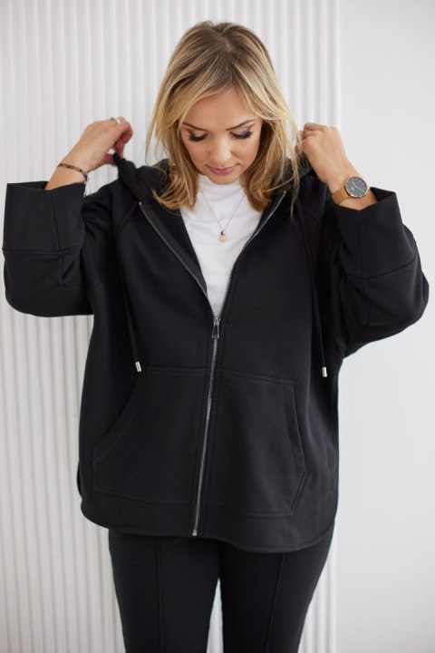 Bluza Damska Model M412/3 Black - La Aurora La Aurora Bluza Damska Model M412/3 Black - La Aurora La Aurora