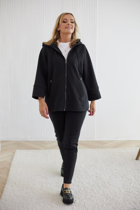 Bluza Damska Model M412/3 Black - La Aurora La Aurora Bluza Damska Model M412/3 Black - La Aurora La Aurora