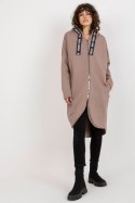 Bluza Damska Model RV-BL-6683.00P Dark Beige - Relevance Relevance Bluza Damska Model RV-BL-6683.00P Dark Beige - Relevance Relevance