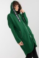 Bluza Damska Model RV-BL-6683.00P Dark Green - Relevance Relevance Bluza Damska Model RV-BL-6683.00P Dark Green - Relevance Relevance