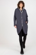 Bluza Damska Model RV-BL-6683.00P Grafit - Relevance Relevance Bluza Damska Model RV-BL-6683.00P Grafit - Relevance Relevance