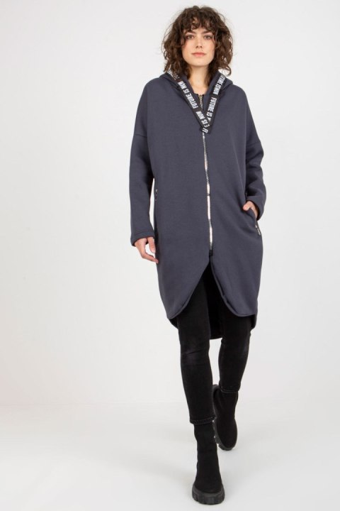 Bluza Damska Model RV-BL-6683.00P Grafit - Relevance Relevance Bluza Damska Model RV-BL-6683.00P Grafit - Relevance Relevance