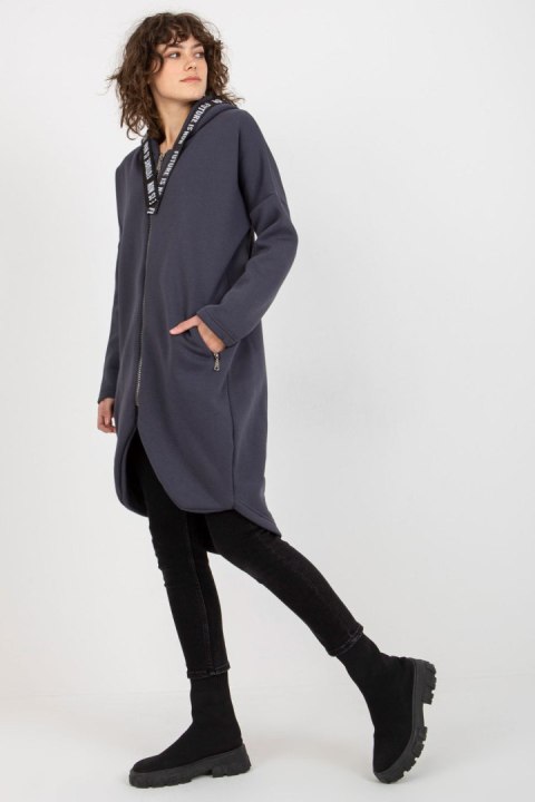 Bluza Damska Model RV-BL-6683.00P Grafit - Relevance Relevance Bluza Damska Model RV-BL-6683.00P Grafit - Relevance Relevance