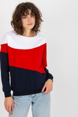 Bluza Damska Model RV-BL-8430.61P White/Navy - Relevance Relevance