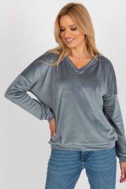 Bluza Damska Model RV-BL-8441.07P Grey/Blue - Relevance Relevance
