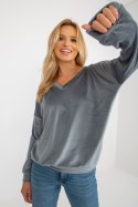 Bluza Damska Model RV-BL-8441.07P Grey/Blue - Relevance Relevance Bluza Damska Model RV-BL-8441.07P Grey/Blue - Relevance Relevance