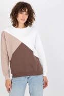 Bluza Damska Model RV-BL-8463.41P White/Brown - Relevance Relevance Bluza Damska Model RV-BL-8463.41P White/Brown - Relevance Relevance