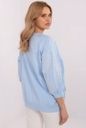 Bluza Damska Model RV-BZ-A367.26 Light Blue - Relevance Relevance Bluza Damska Model RV-BZ-A367.26 Light Blue - Relevance Relevance