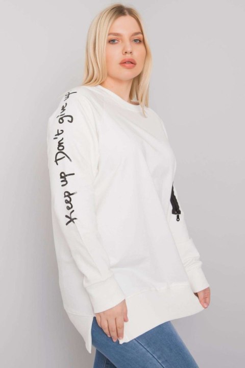 Bluza Damska Model RV-TU-7158.76P Ecru - Relevance Relevance Bluza Damska Model RV-TU-7158.76P Ecru - Relevance Relevance