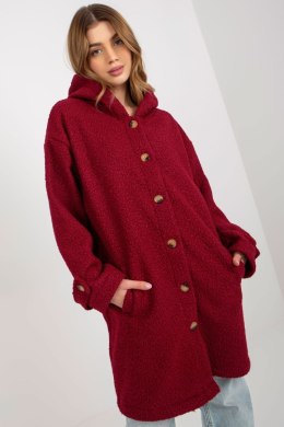 Płaszcz Damski Model RV-PL-8449.98P Bordo - Relevance Relevance