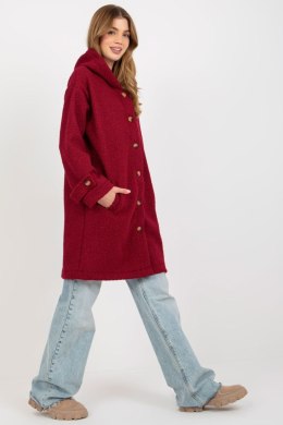 Płaszcz Damski Model RV-PL-8449.98P Bordo - Relevance Relevance