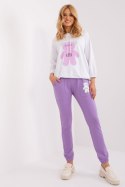 Spodnie Komplet Model RV-KMPL-8727.25X Violet - Relevance Relevance Spodnie Komplet Model RV-KMPL-8727.25X Violet - Relevance Relevance