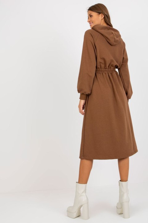 Sukienka Model RV-SK-8336.12P Brown - Relevance Relevance Sukienka Model RV-SK-8336.12P Brown - Relevance Relevance