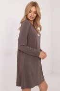 Sukienka Model RV-SK-A-165.61 Dark Brown - Relevance Relevance Sukienka Model RV-SK-A-165.61 Dark Brown - Relevance Relevance