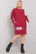 Sukienka Model RV-TU-7222.80P Bordo - Relevance Relevance Sukienka Model RV-TU-7222.80P Bordo - Relevance Relevance