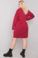 Sukienka Model RV-TU-7222.80P Bordo - Relevance Relevance Sukienka Model RV-TU-7222.80P Bordo - Relevance Relevance