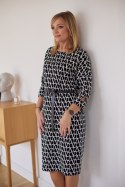 Sukienka Model VV M376L Black/Ecru - La Aurora La Aurora