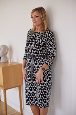 Sukienka Model VV M376L Black/Ecru - La Aurora La Aurora