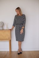 Sukienka Model VV M376L Black/Ecru - La Aurora La Aurora