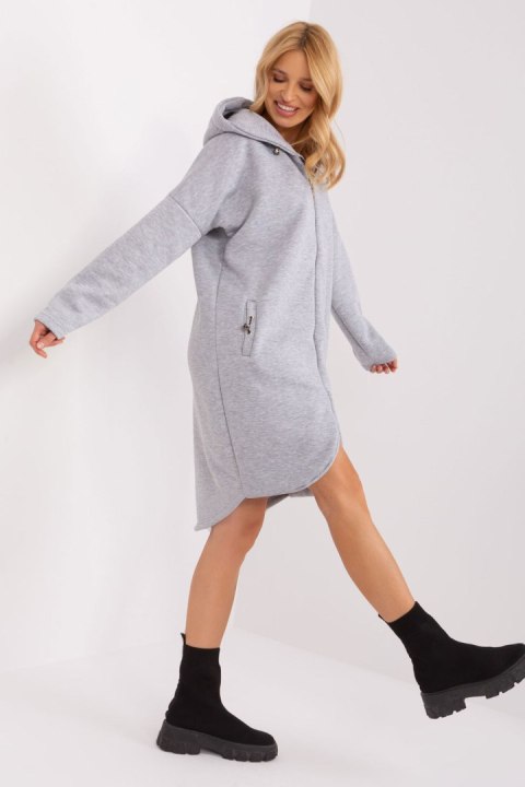 Bluza Damska Model RV-BL-4858-2.97P Grey - Relevance Relevance Bluza Damska Model RV-BL-4858-2.97P Grey - Relevance Relevance