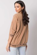 Bluza Damska Model RV-BL-5978.06P Camel - Relevance Relevance Bluza Damska Model RV-BL-5978.06P Camel - Relevance Relevance