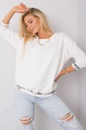 Bluza Damska Model RV-BL-5978.06P Ecru - Relevance Relevance Bluza Damska Model RV-BL-5978.06P Ecru - Relevance Relevance